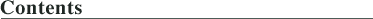 Contents